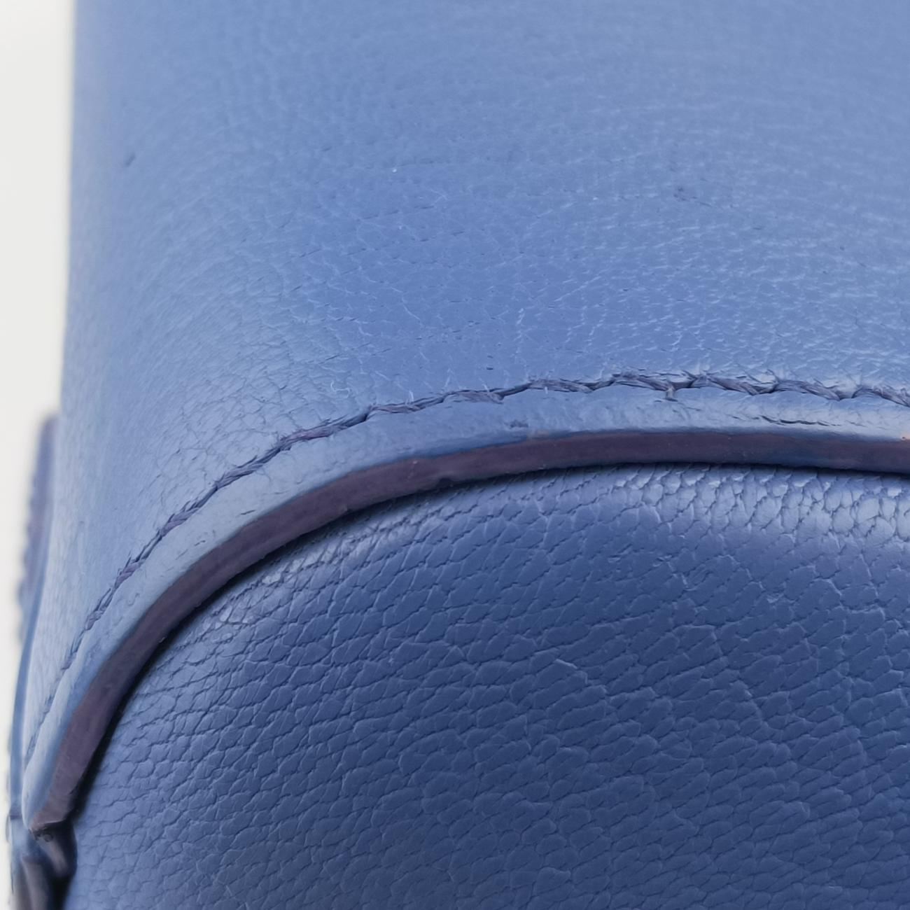 Pre-owned Givenchy Antigona Blue Leather  shoulderbag | stylenewstar