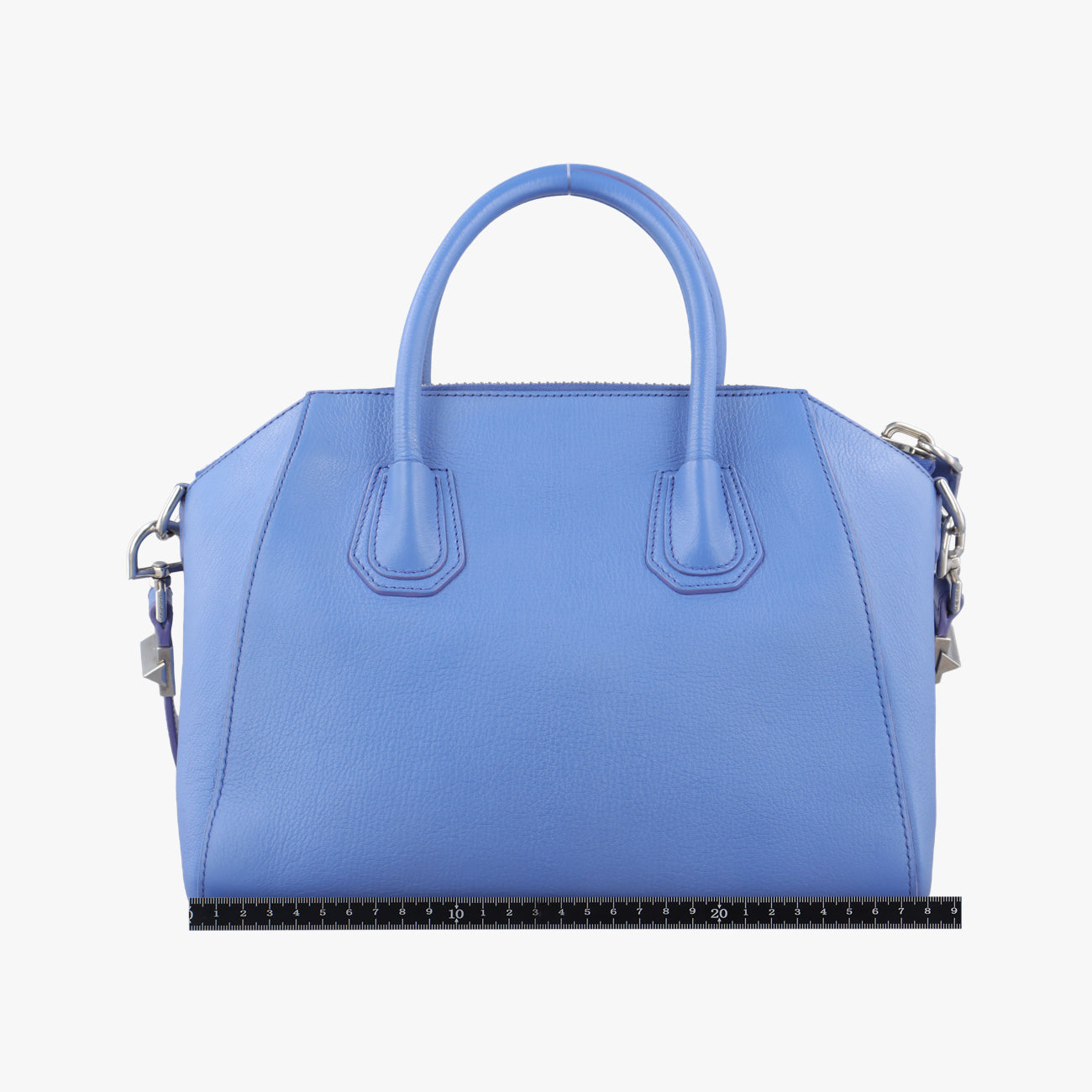 Pre-owned Givenchy Antigona Blue Leather  shoulderbag | stylenewstar