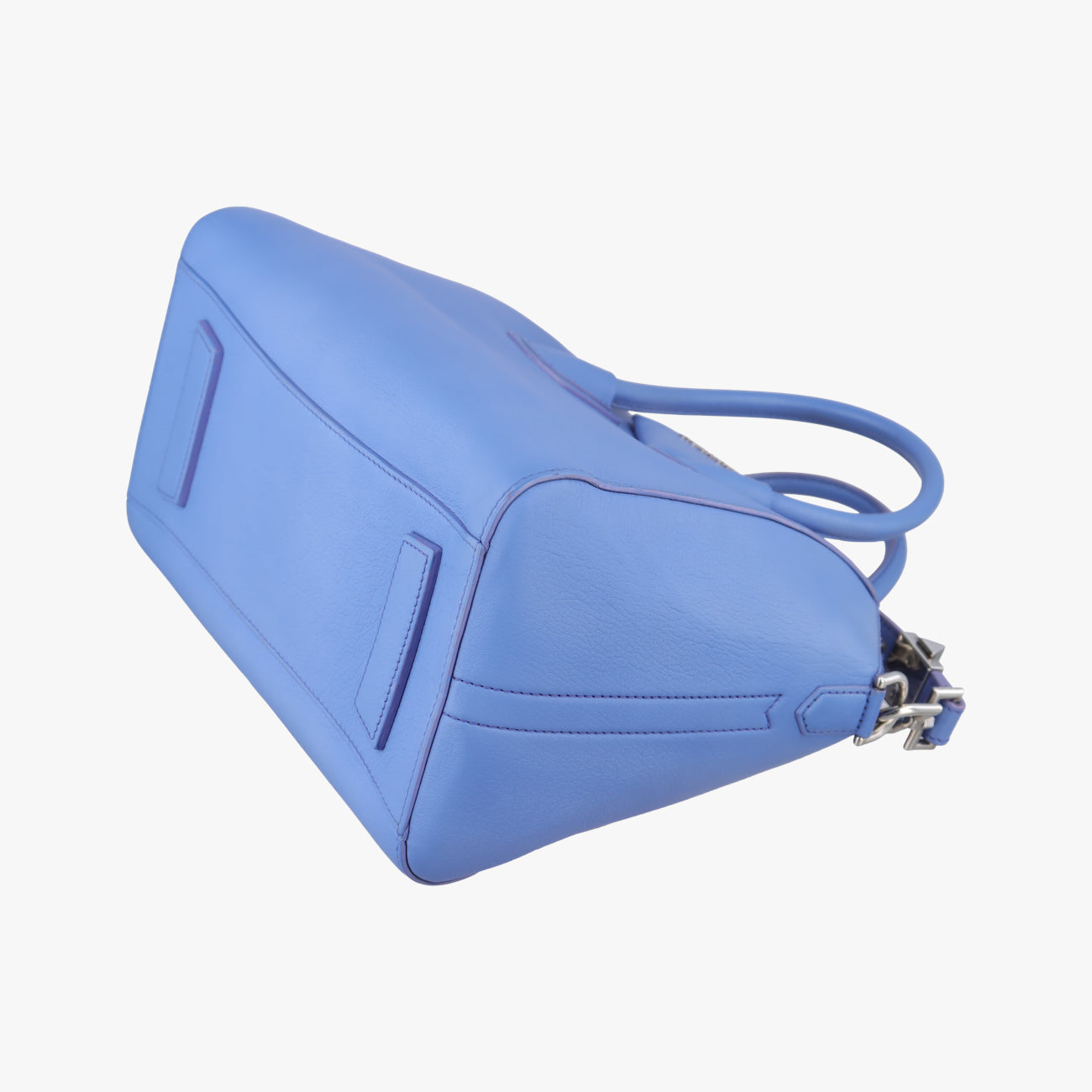 Pre-owned Givenchy Antigona Blue Leather  shoulderbag | stylenewstar