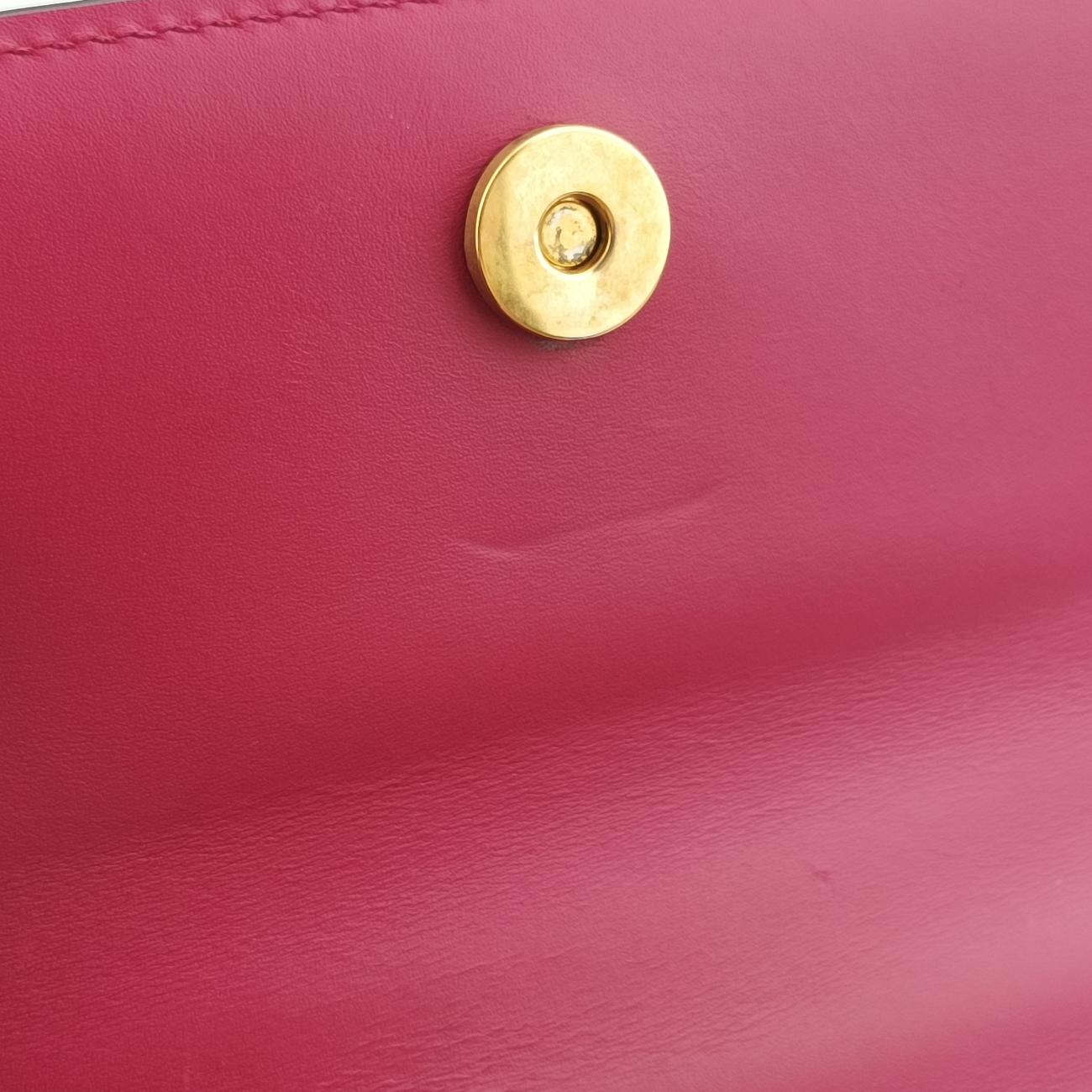 Pre-owned Valentino V sling Pink Leather  shoulderbag | stylenewstar