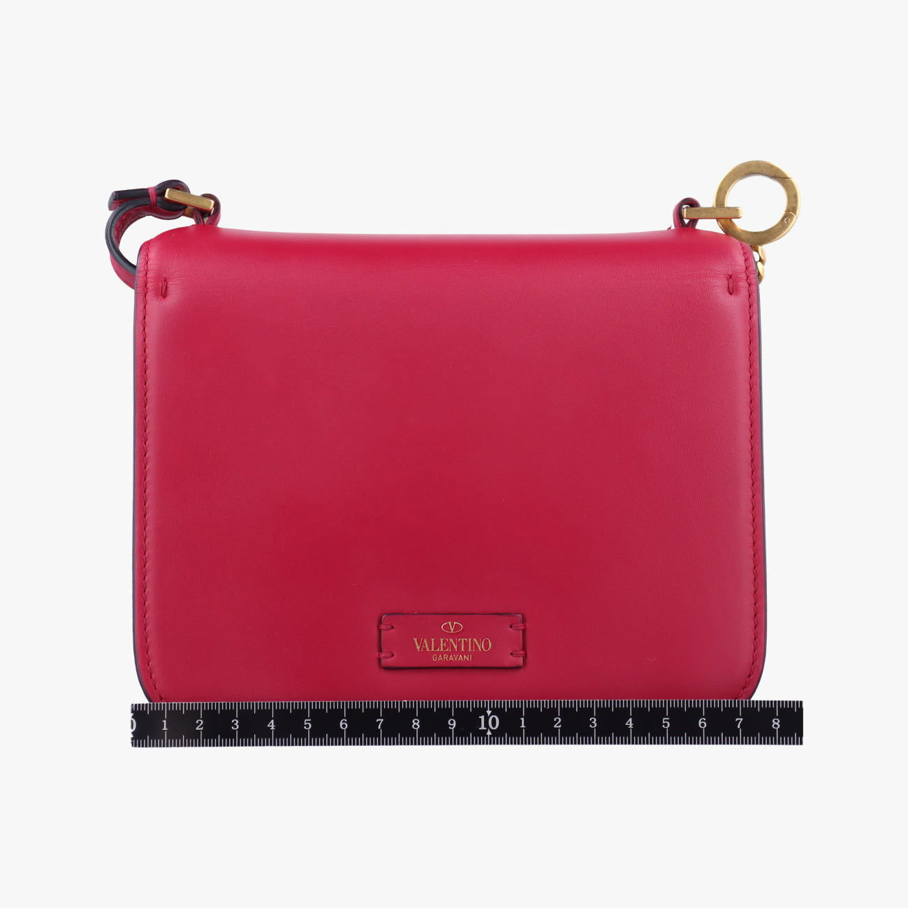 Pre-owned Valentino V sling Pink Leather  shoulderbag | stylenewstar