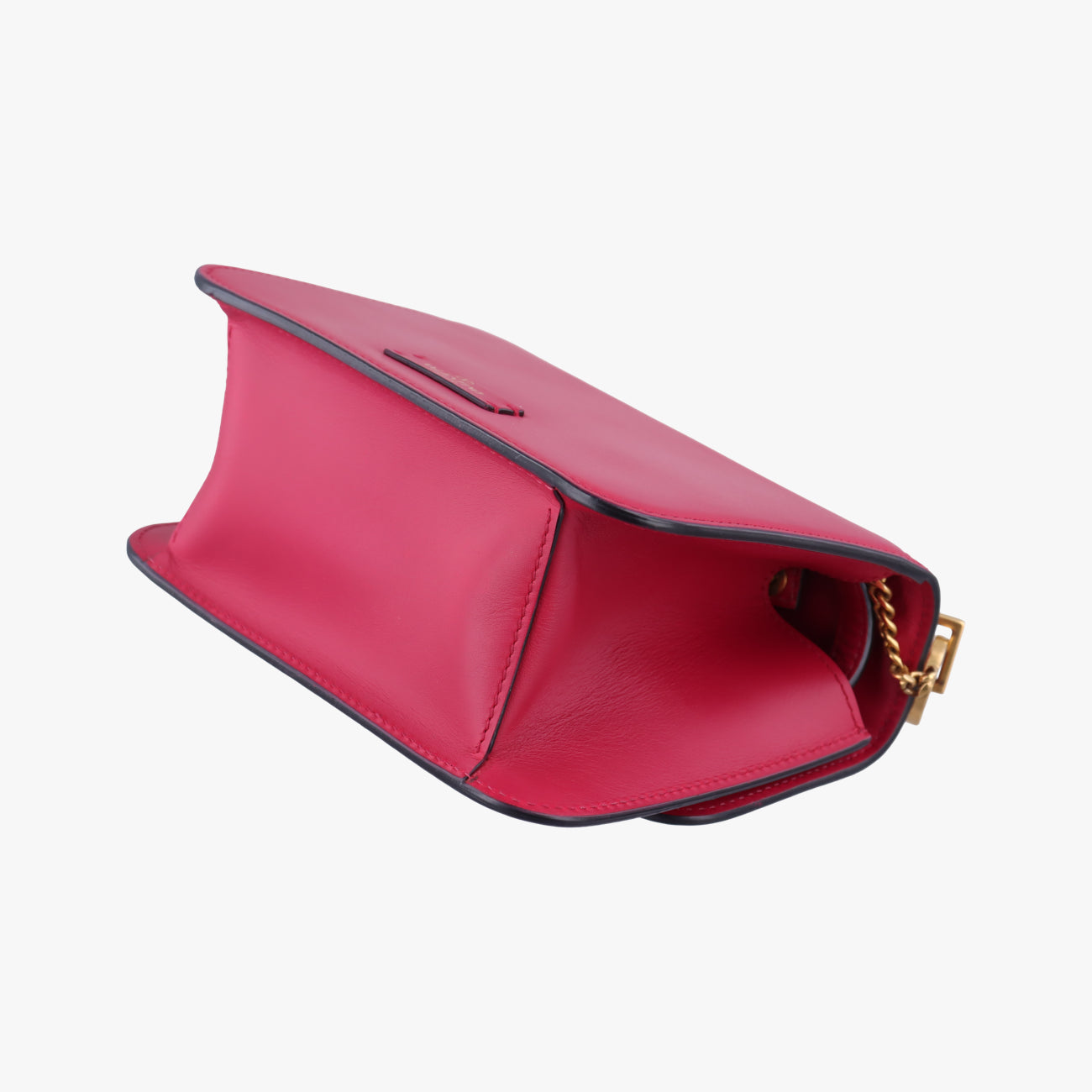 Pre-owned Valentino V sling Pink Leather  shoulderbag | stylenewstar