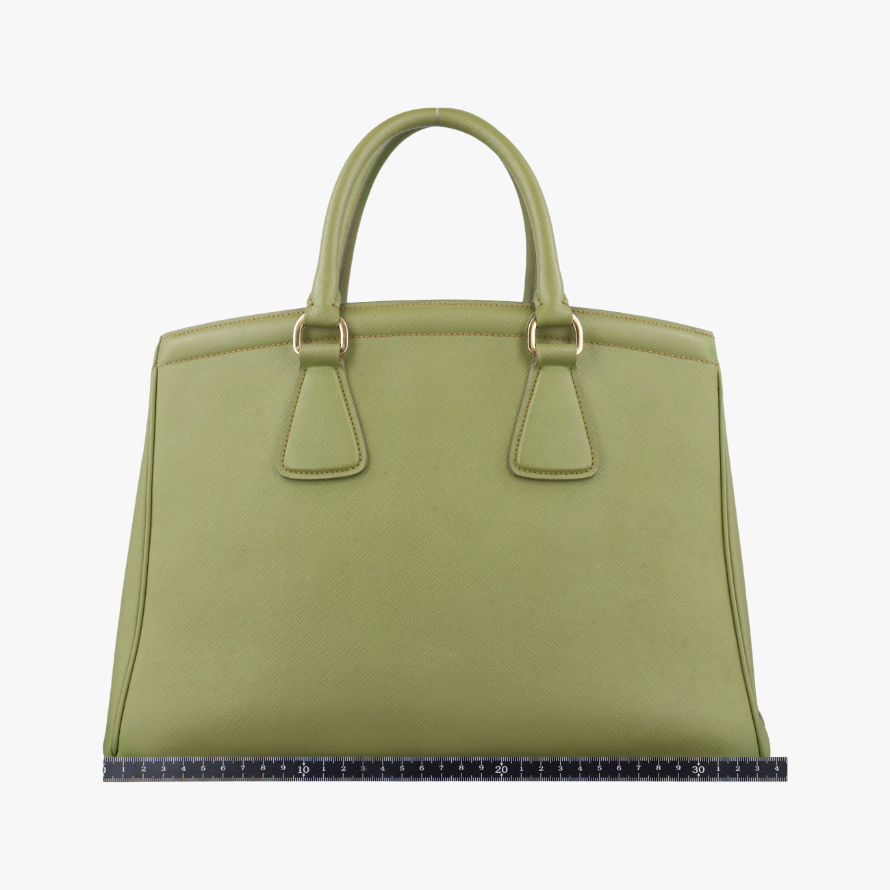 Vintage Prada Parabole Shopping Tote Green SAFFIANO Leather BN2401 handbag | stylenewstar