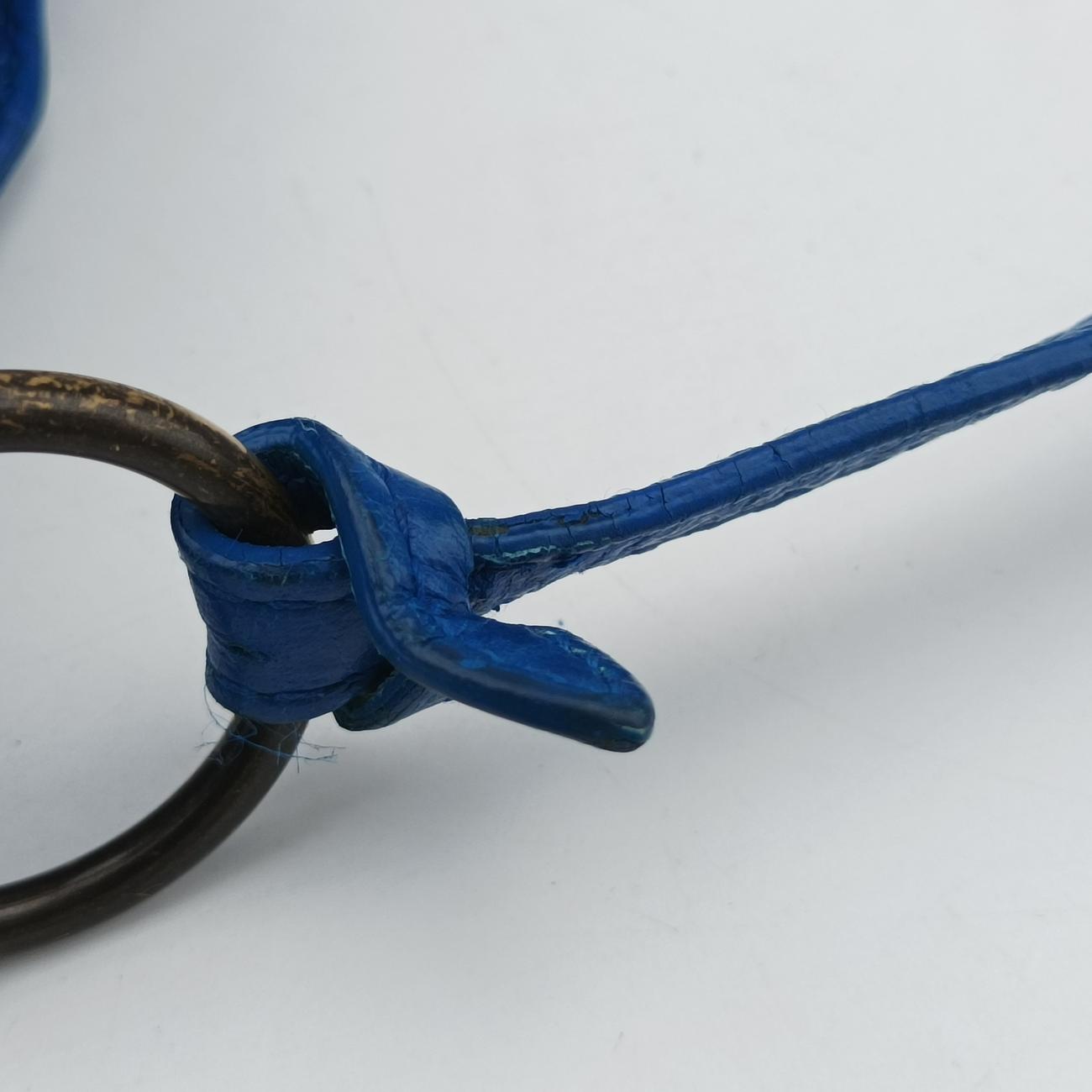 Pre-owned Balenciaga Motocross Giant Classic Hip Blue lambskin  shoulderbag | stylenewstar