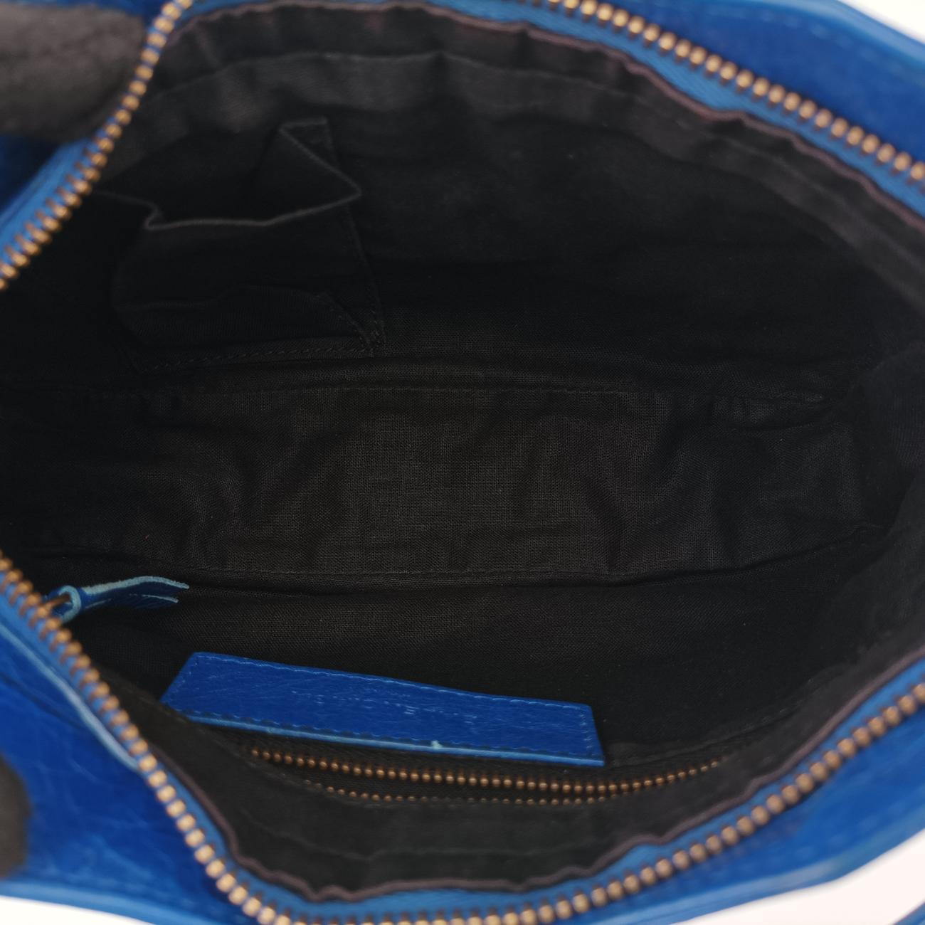 Pre-owned Balenciaga Motocross Giant Classic Hip Blue lambskin  shoulderbag | stylenewstar