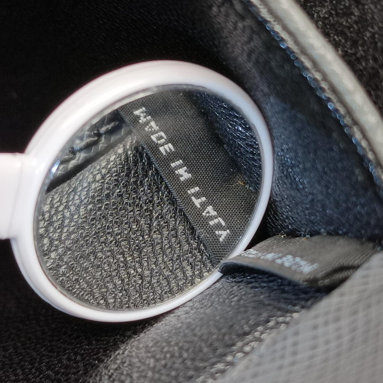 Vintage Prada Triangle Logo Plate Grey Saffiano Leather  handbag | stylenewstar