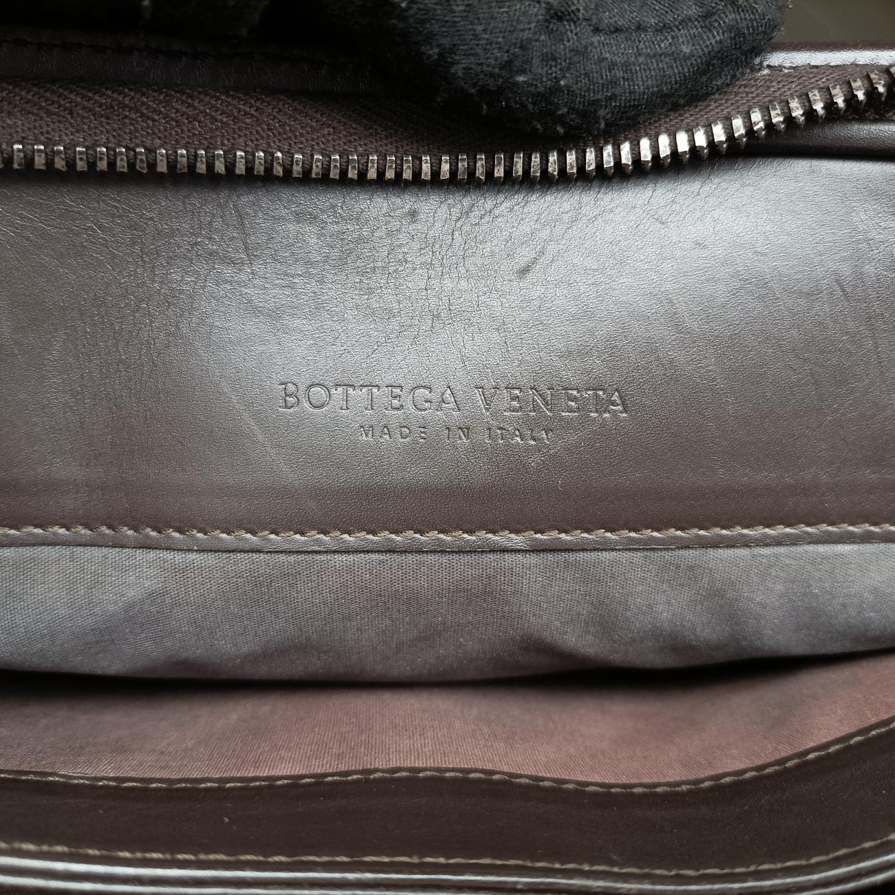 Pre-owned Bottega Veneta Intrecciato Brown lambskin  handbag | stylenewstar