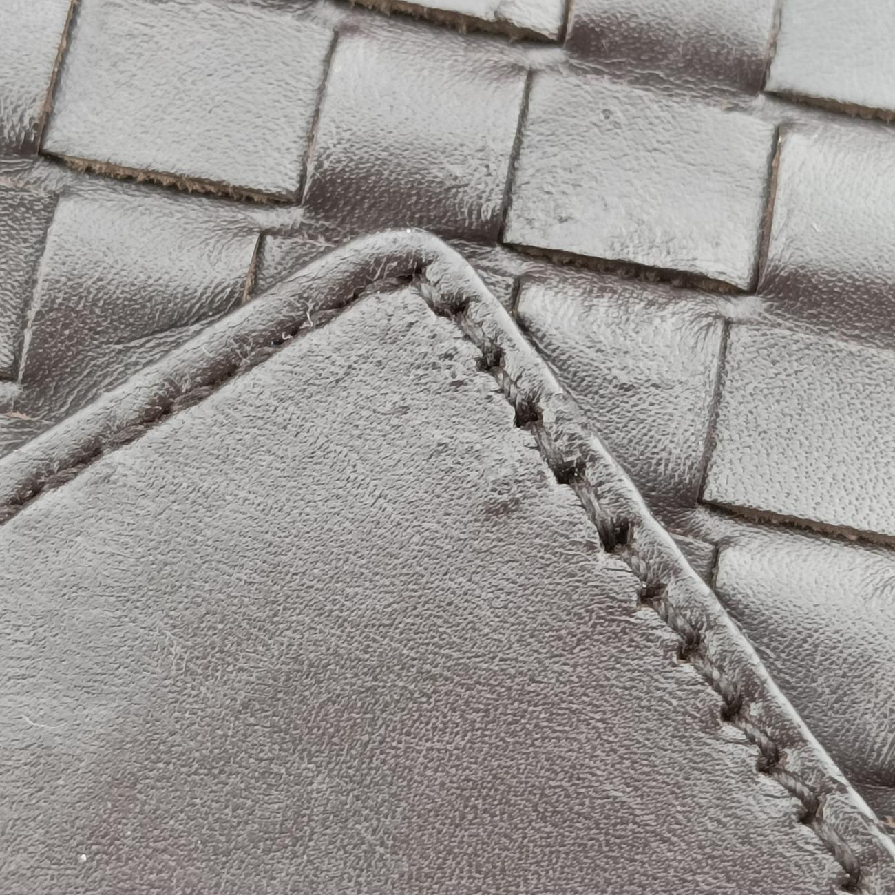 Pre-owned Bottega Veneta Intrecciato Brown lambskin  handbag | stylenewstar