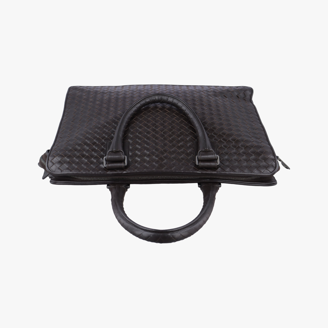 Pre-owned Bottega Veneta Intrecciato Brown lambskin  handbag | stylenewstar