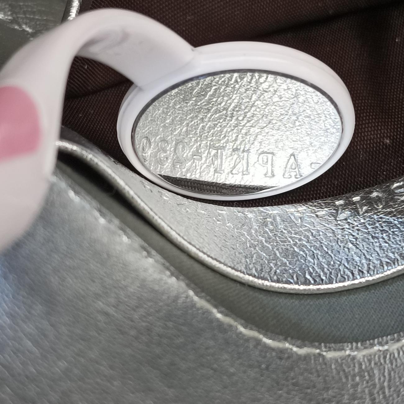 Pre-owned Fendi BAGUETTE Grey leather 8BS017 shoulderbag | stylenewstar