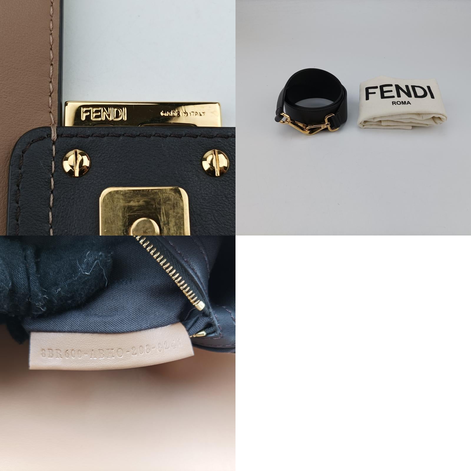 Pre-owned Fendi Baguette Multicolour Suede x leather 8BR600 shoulderbag | stylenewstar