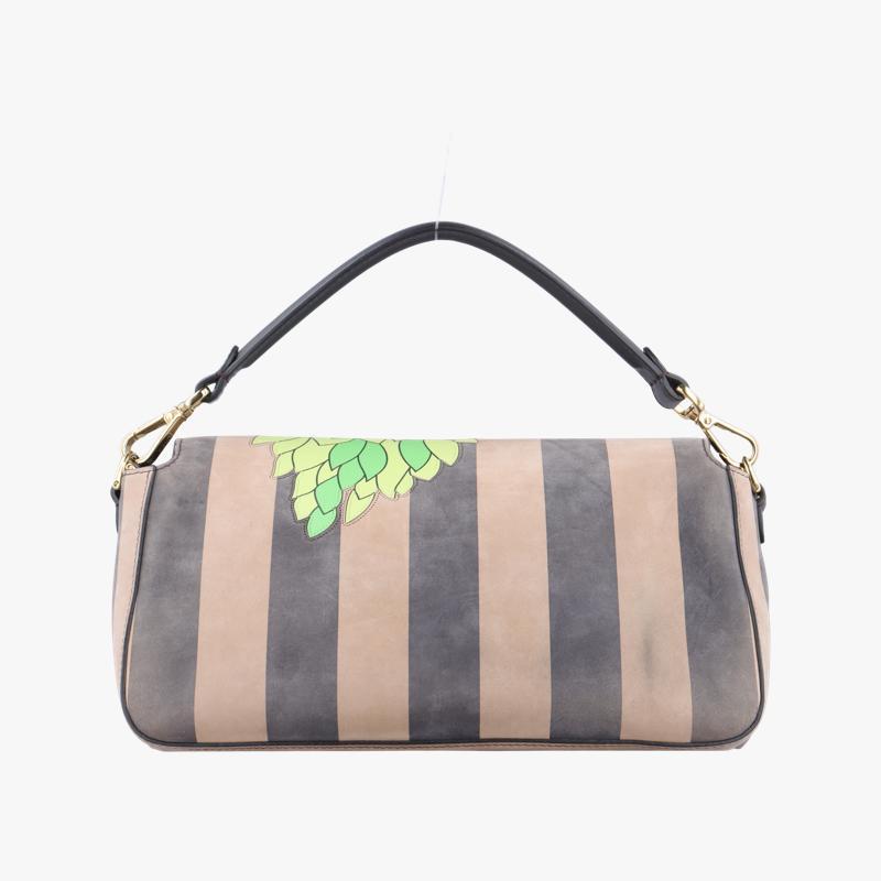 Pre-owned Fendi Baguette Multicolour Suede x leather 8BR600 shoulderbag | stylenewstar