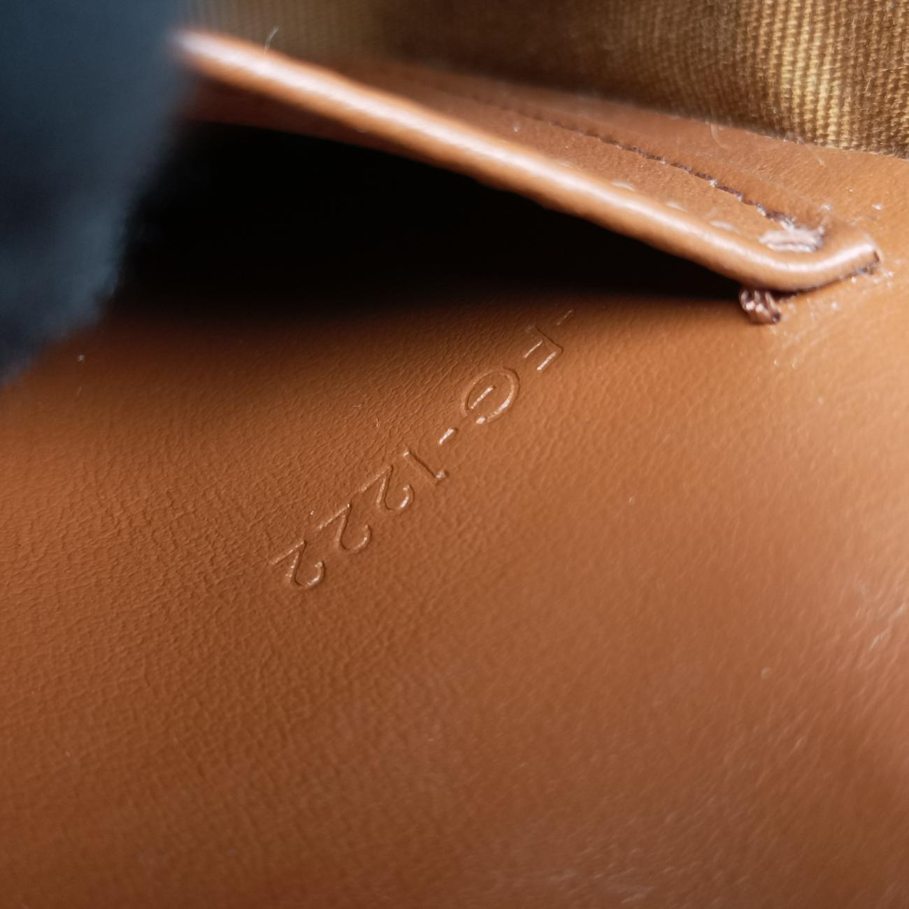 Vintage Celine Mini Triomphe Brown PVC coated canvas  shoulderbag | stylenewstar