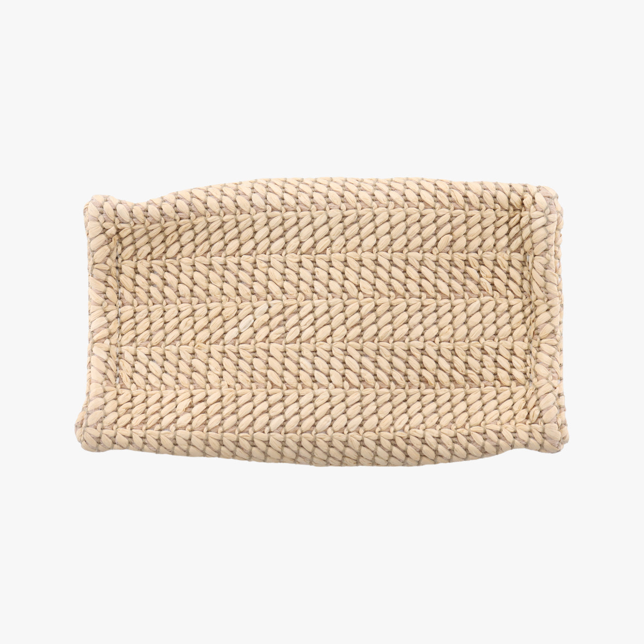 Pre-owned Gucci Super Mini Straw-Effect Brown×beige straw×Leather 780083 shoulderbag | stylenewstar