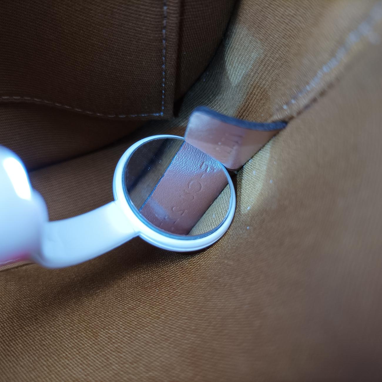 Pre-owned Celine Triomphe Mini Besace Tan Brown PVC coated canvas  shoulderbag | stylenewstar