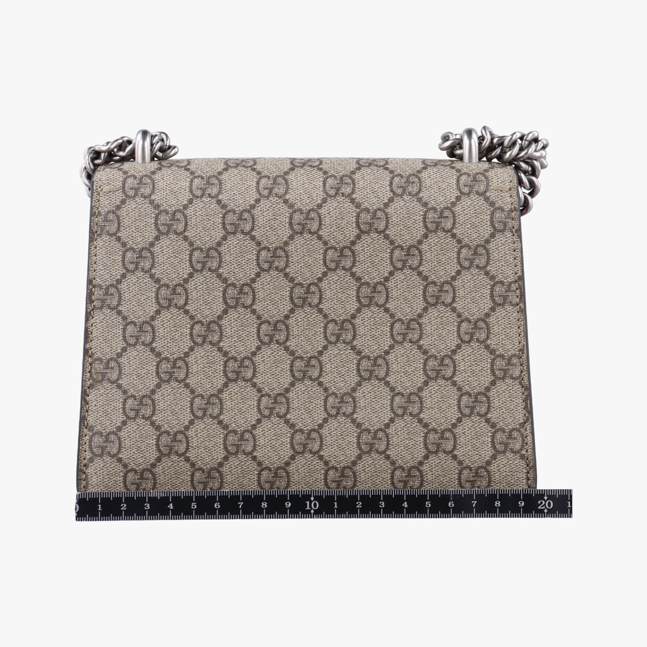 Pre-owned Gucci Dionysus beige×red PVC coated canvas × suede 421970 shoulderbag | stylenewstar