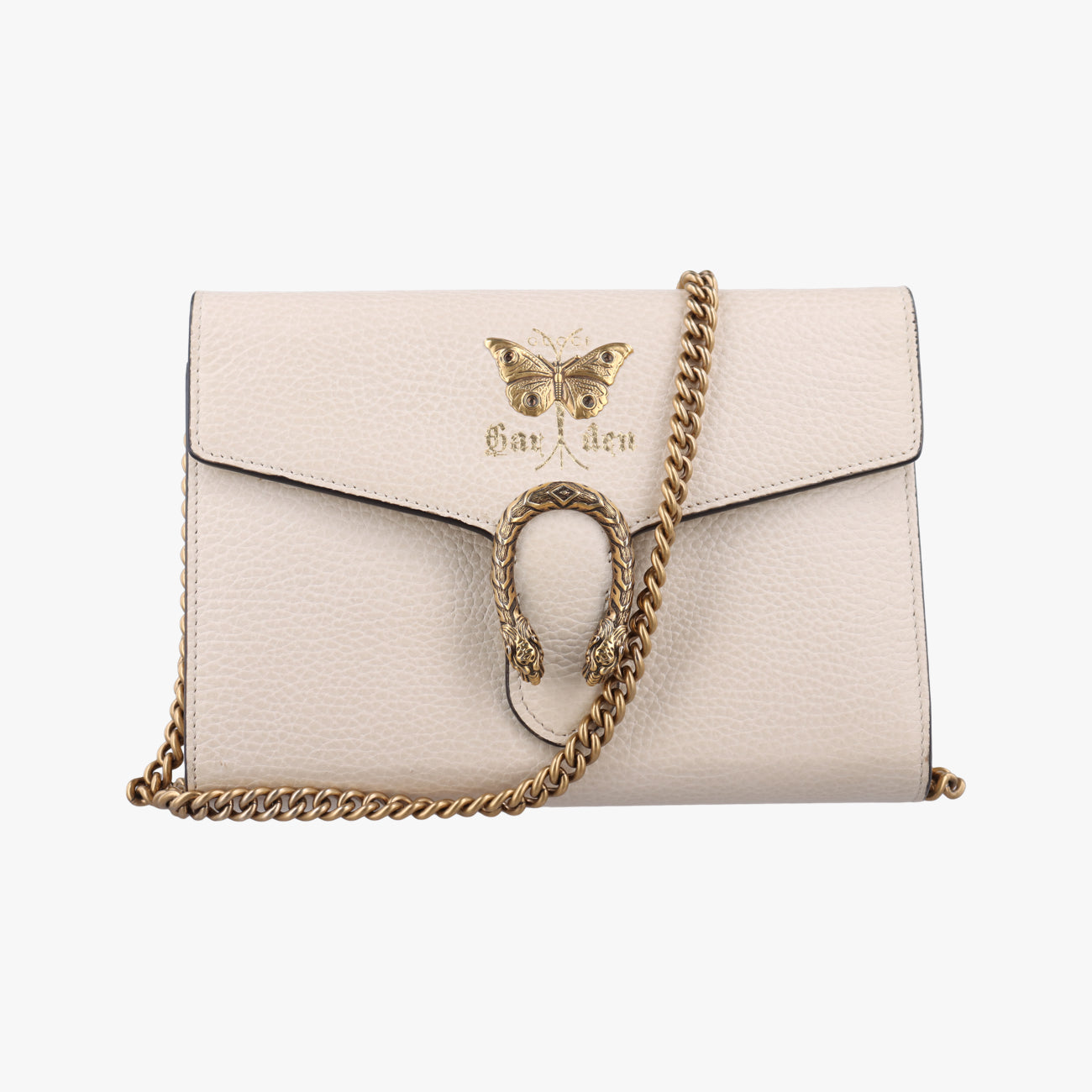 Pre-owned Gucci Dionysus White Leather 521553 shoulderbag | stylenewstar